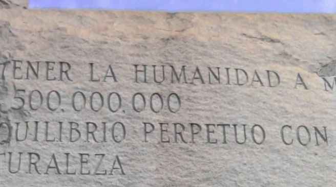 13_Georgia_Guidestones_first_precept